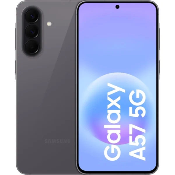 Samsung Galaxy A57 5G (8 جيجابايت + 128 جيجابايت)، إصدار السعودية - رمادي