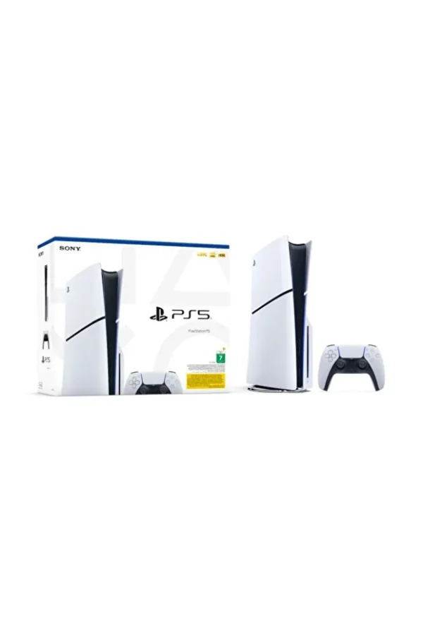 سوني فايف PS5 مع وحدة تحكم رفيعة بلو راي - قرص (D-Chassis)