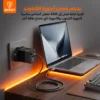 شاحن جداري سبون بقوة 45 واط بتقنية GaN ثنائي المنافذ (USB-C + QC5.0 USB-A)